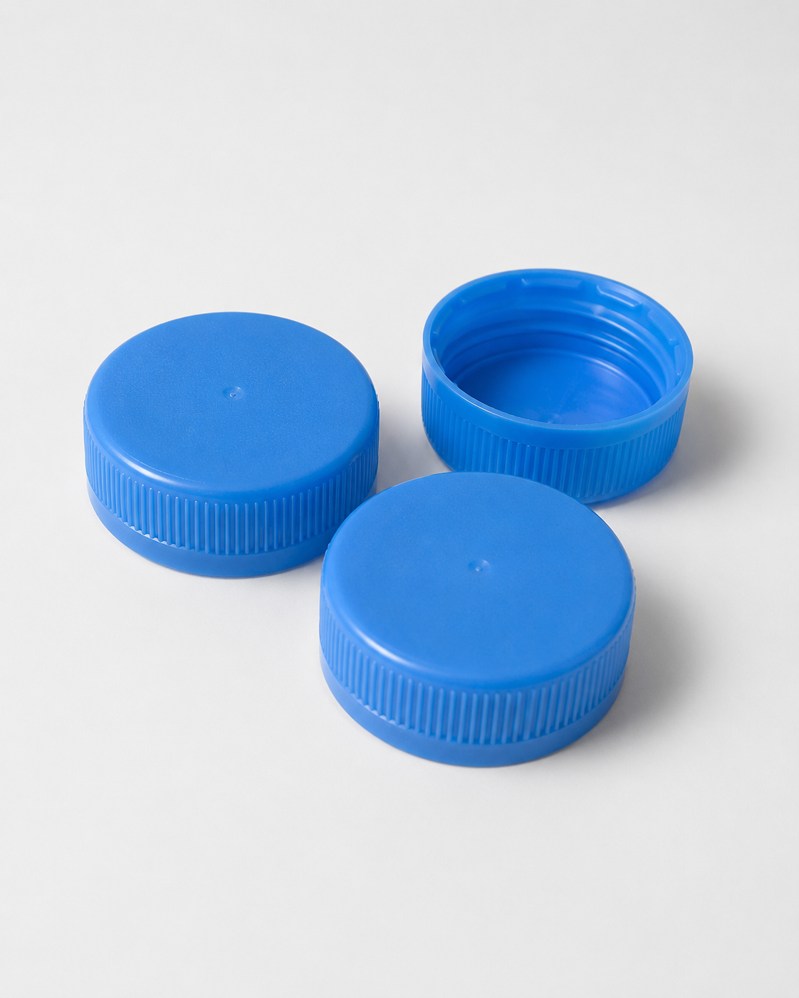 Bouchon plastique 38 mm bleu, vue principale